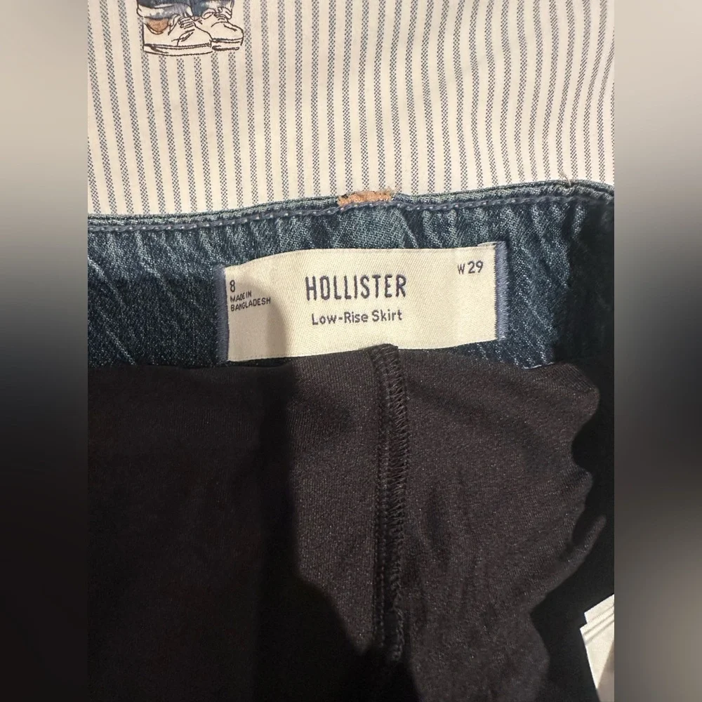 Hollister Blue Low-Rise Skirt - Picture 3 of 6